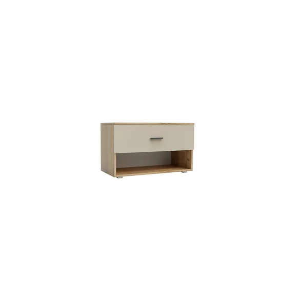 Hol Urban 1, set complet mobilier hol, dulap cu bară, pantofar și comodă cu sertare, PAL melaminat + MDF, 196x150x38 cm, personalizabil picture - 25