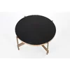 Măsuță cafea Ismena, design minimalist, blat MDF, 80x41 cm, negru/auriu picture - 3