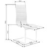 Scaun K104 Negru 42x58x99 cm picture - 3