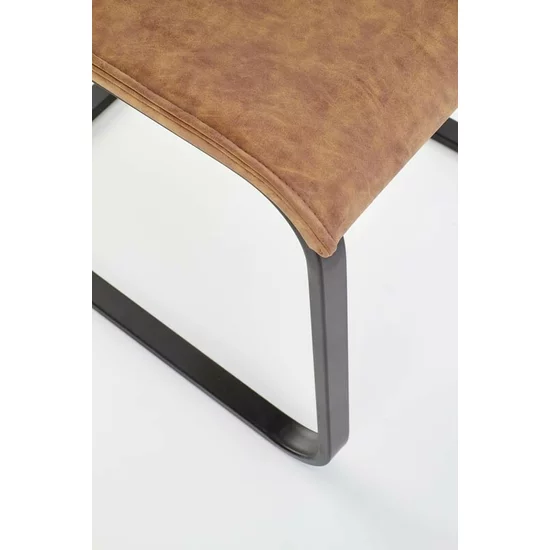 Scaun K265, tapițat premium și spătar confortabil, material textil, 43x58x94 cm, bej picture - 7