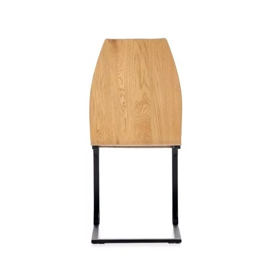 Scaun K265, tapițat premium și spătar confortabil, material textil, 43x58x94 cm, bej picture - 5