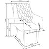 Scaun K287 Gri 58x61x85 cm picture - 6