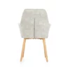 Scaun K287, șezut confortabil și spătar curbat, material textil, 58x61x85 cm, gri picture - 5