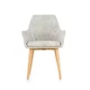 Scaun K287, șezut confortabil și spătar curbat, material textil, 58x61x85 cm, gri picture - 2