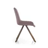 Scaun K290, design modern și spătar ergonomic, material textil, 56x59x86 cm, gri / bronz picture - 3