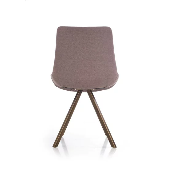 Scaun K290, design modern și spătar ergonomic, material textil, 56x59x86 cm, gri / bronz picture - 4