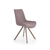 Scaun K290, design modern și spătar ergonomic, material textil, 56x59x86 cm, gri / bronz picture - 1