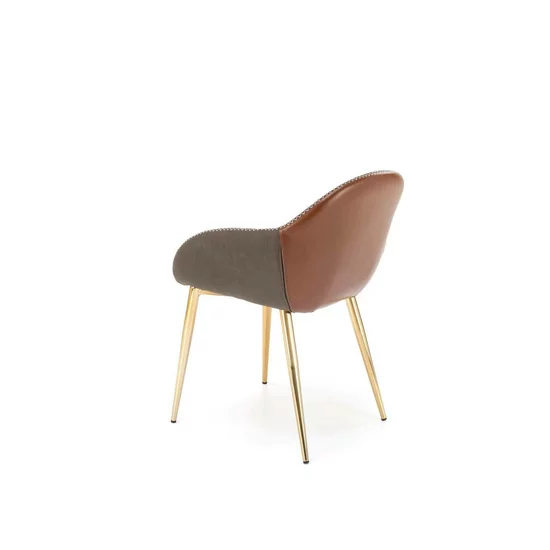 Scaun K304, șezut ergonomic și formă modernă, material textil, 62x59x81 cm, gri picture - 4