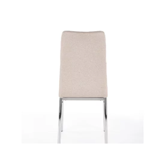Scaun K309, design modern și șezut confortabil, material textil, 43x57x97 cm, bej picture - 2