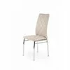 Scaun K309, design modern și șezut confortabil, material textil, 43x57x97 cm, bej picture - 1