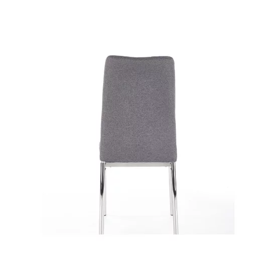 Scaun K309, design modern și șezut confortabil, material textil, 43x57x97 cm, gri deschis picture - 2