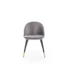Scaun K315, spătar ergonomic și design compact, material textil, 50x55x76 cm, gri picture - 2