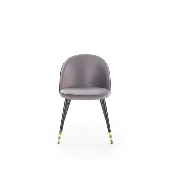 Scaun K315, spătar ergonomic și design compact, material textil, 50x55x76 cm, gri picture - 2