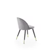 Scaun K315, spătar ergonomic și design compact, material textil, 50x55x76 cm, gri picture - 4