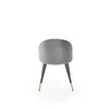Scaun K315, spătar ergonomic și design compact, material textil, 50x55x76 cm, gri picture - 5