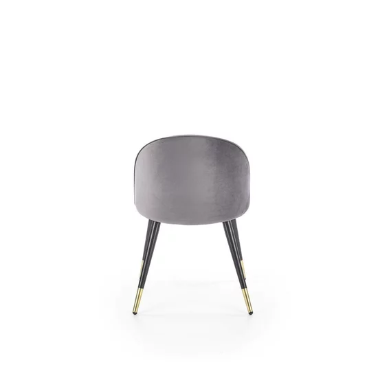 Scaun K315, spătar ergonomic și design compact, material textil, 50x55x76 cm, gri picture - 5