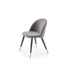 Scaun K315, spătar ergonomic și design compact, material textil, 50x55x76 cm, gri picture - 1