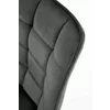 Scaun K332, spătar ergonomic și cadru rezistent, material textil, 46x61x84 cm, gri picture - 6