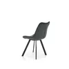 Scaun K332, spătar ergonomic și cadru rezistent, material textil, 46x61x84 cm, gri picture - 4