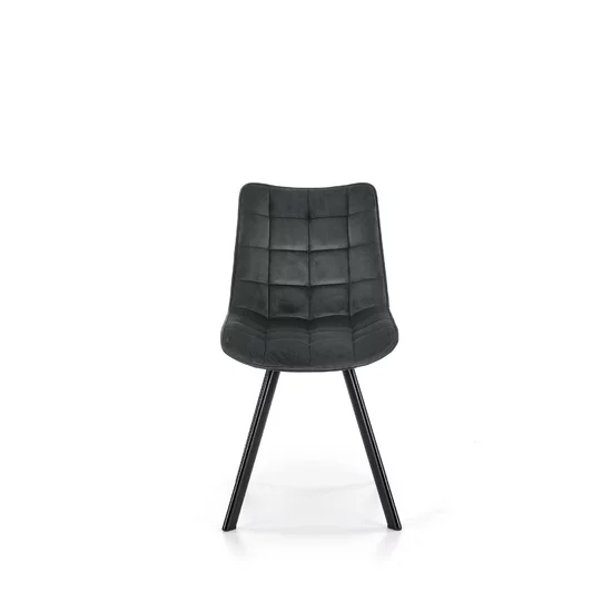 Scaun K332, spătar ergonomic și cadru rezistent, material textil, 46x61x84 cm, gri picture - 2