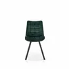 Scaun K332, design modern și șezut ergonomic, material textil, 46x61x84 cm, verde picture - 2