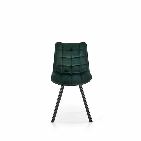 Scaun K332, design modern și șezut ergonomic, material textil, 46x61x84 cm, verde picture - 2