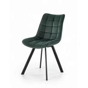Scaun K332, design modern și șezut ergonomic, material textil, 46x61x84 cm, verde