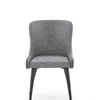 Scaun K333, spătar curbat și tapițerie moale, material textil, 49x62x87 cm, gri picture - 3