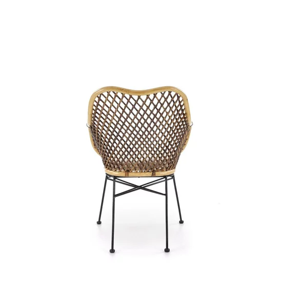 Scaun K336, șezut moale și cadru rezistent, material textil, 64x64x89 cm, natural picture - 5