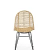 Scaun K337, design compact și spătar ergonomic, material textil, 44x55x90 cm, natural picture - 5