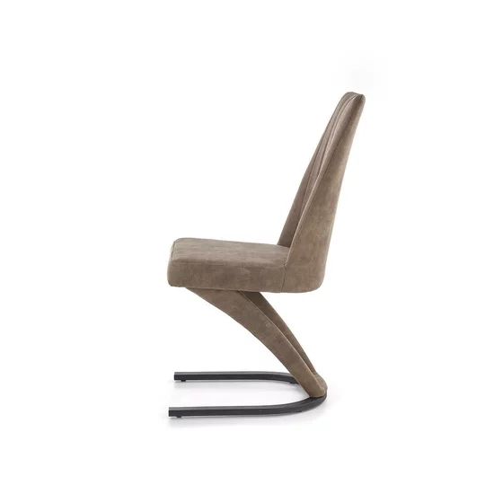 Scaun K338, stil elegant și confort sporit, material textil, 46x61x98 cm, maro picture - 3