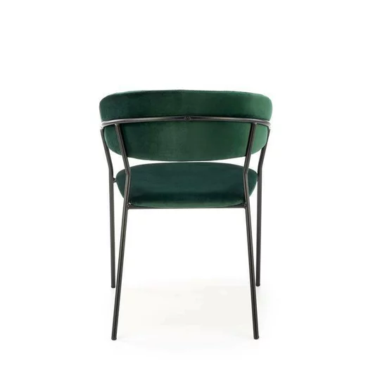 Scaun K426 tapițat, șezut confortabil, cadru metalic, 57x54x79 cm, gri picture - 4