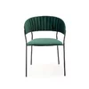 Scaun K426 tapițat, șezut confortabil, cadru metalic, 57x54x79 cm, gri picture - 2