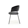Scaun K426 tapițat, șezut confortabil, cadru metalic, 57x54x79 cm, gri picture - 7