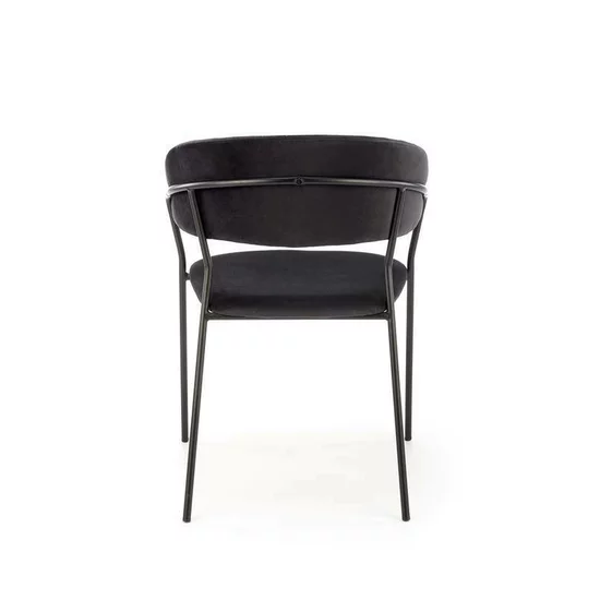Scaun K426 tapițat, șezut confortabil, cadru metalic, 57x54x79 cm, gri picture - 8