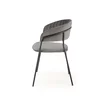Scaun K426 tapițat, șezut confortabil, cadru metalic, 57x54x79 cm, gri picture - 11