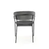Scaun K426 tapițat, șezut confortabil, cadru metalic, 57x54x79 cm, gri picture - 12