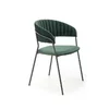 Scaun K426 tapițat, șezut confortabil, cadru metalic, 57x54x79 cm, gri picture - 1