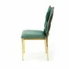 Scaun K436 tapițat, design modern, cadru rezistent, 48x55x94 cm, verde picture - 3