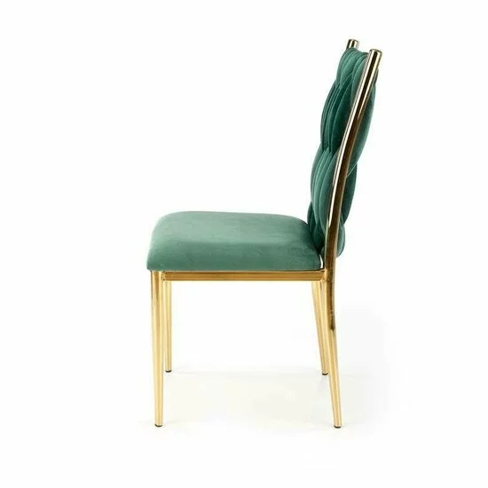 Scaun K436 tapițat, design modern, cadru rezistent, 48x55x94 cm, verde picture - 3