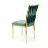 Scaun K436 tapițat, design modern, cadru rezistent, 48x55x94 cm, verde picture - 4