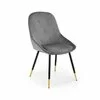 Scaun K437 tapițat, design ergonomic, cadru metalic, 49x55x88x47 cm, gri picture - 1
