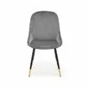 Scaun K437 tapițat, design ergonomic, cadru metalic, 49x55x88x47 cm, gri picture - 2