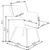 Scaun K468 Verde 67x62x84 cm picture - 6