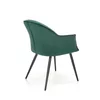 Scaun K468 tapițat, șezut confortabil, cadru metalic rezistent, 67x62x84 cm, verde picture - 4
