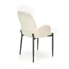Scaun K477 tapițat, spătar ergonomic, cadru solid, 58x58x89 cm, alb picture - 4