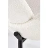 Scaun K477 tapițat, spătar ergonomic, cadru solid, 58x58x89 cm, alb picture - 7