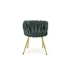 Scaun K517 tapițat, design modern, șezut confortabil, cadru rezistent, 57x60x79 cm, verde picture - 5