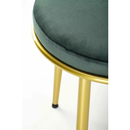 Scaun K517 tapițat, design modern, șezut confortabil, cadru rezistent, 57x60x79 cm, verde picture - 8