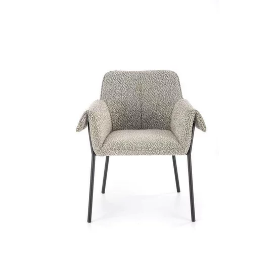 Scaun K522 tapițat, șezut confortabil, cadru rezistent, 68x62x83 cm, gri picture - 2